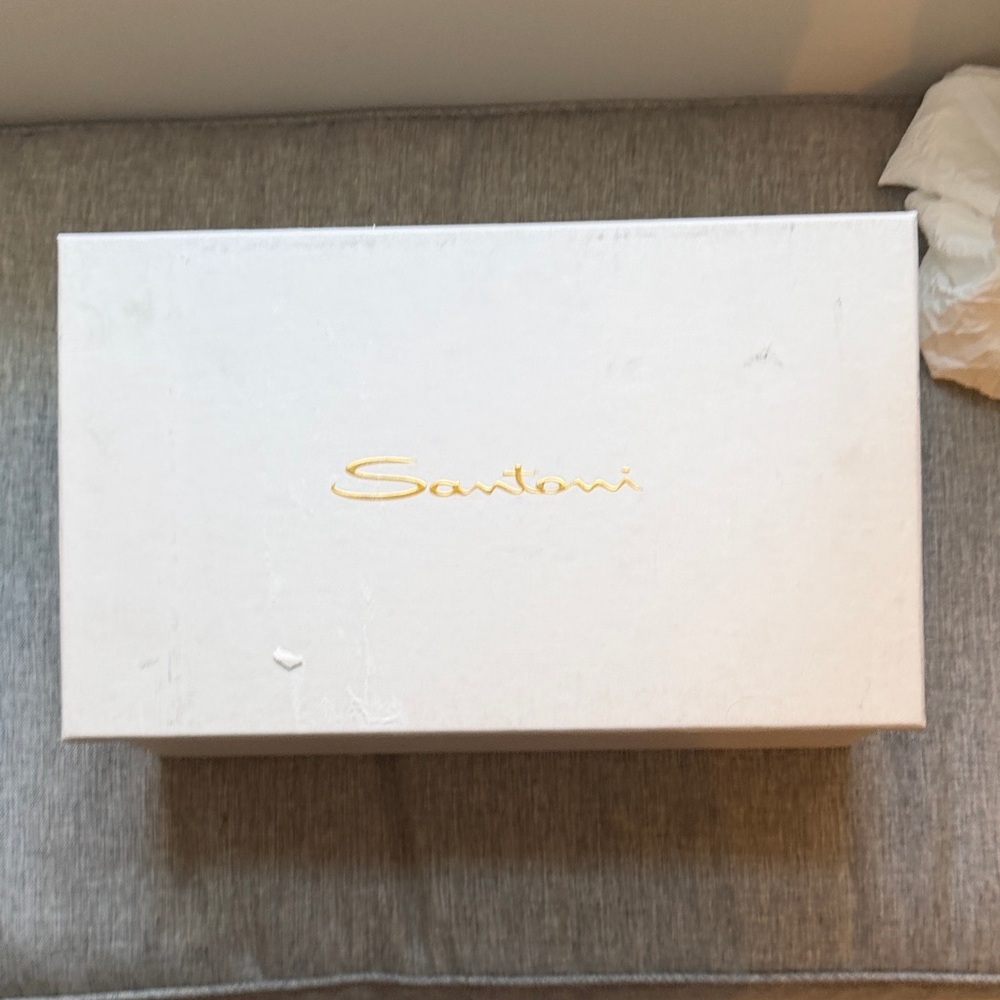 Santoni Fringe Heeled Sandals 38.5 - Picture 3 of 14